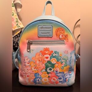 Loungefly Care Bears Pastel Mini Backpack